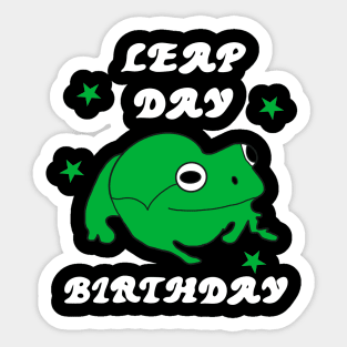 Leap Day Birthday Feb 29th Leap Year Sticker